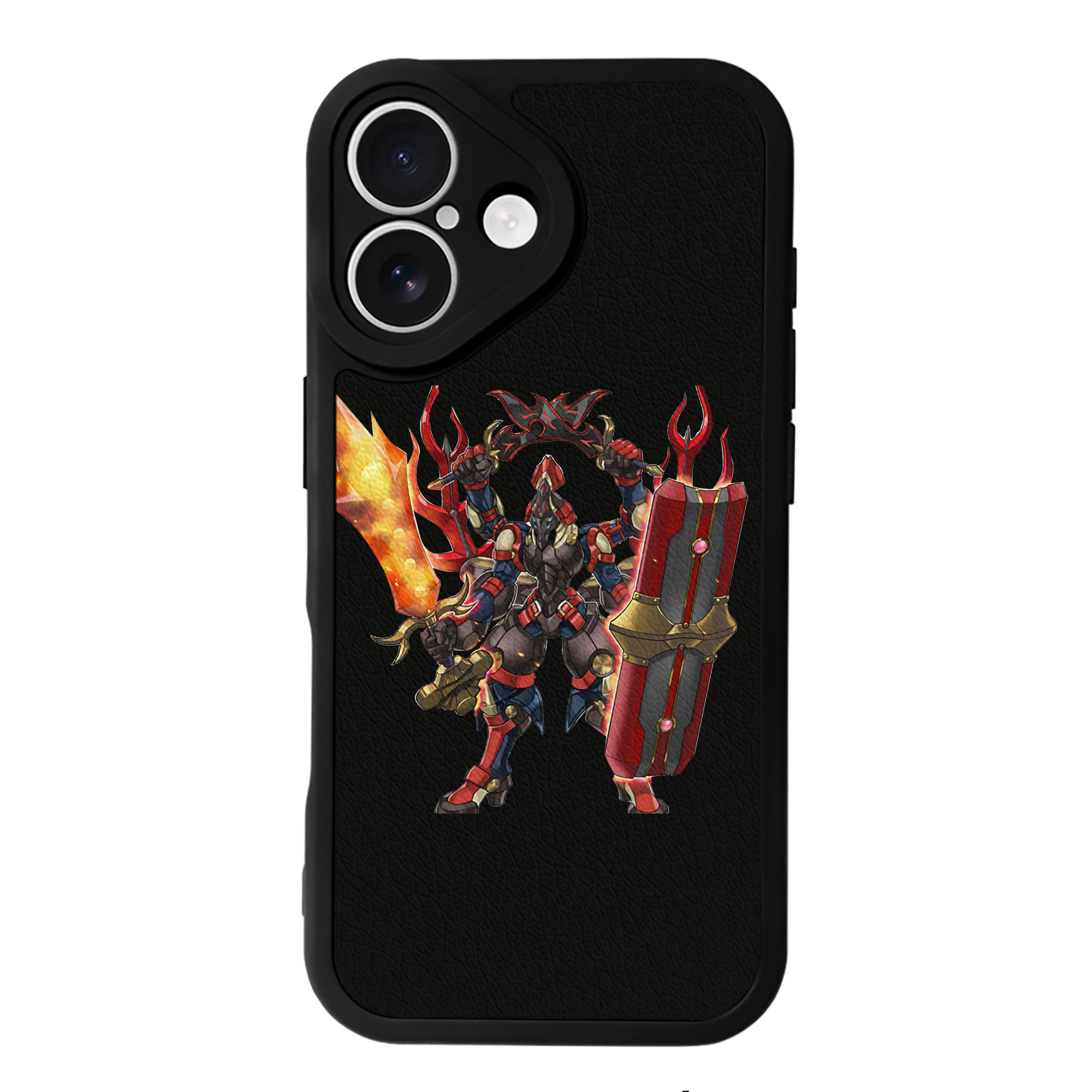 （画像用） 遊☆戯☆王 Yu-Gi-Oh! 【iPhone 16シリーズ対応】シリコンスマホケース（レザー調） 材質：シリコン